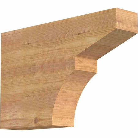 Ekena Millwork Monterey Smooth Rafter Tail, Western Red Cedar, 3 1/2"W x 12"H x 18"L RFT04X12X18MON00SWR